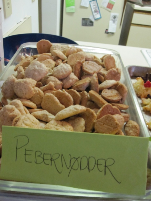 I baked "Pebernødder": A traditional Danish cookie. 